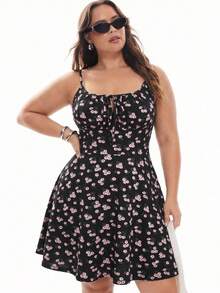 SHEIN EZwear 性感黑色针织紧身迷你连衣裙，细肩带，夏季 - 彩色 - 查看 10