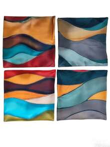 4pcs Pillow Covers, Zipper Closure For Patio, Garden, Hanging Chair, Sofa Decorative Pillow Covers - Pillow Inserts Not Included - Multicolor - View 13
