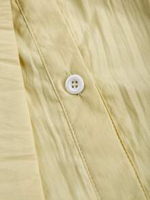 Lyxana Women's Casual/Office Commute Sleeveless Blouse, Minimalist Solid Color With Asymmetrical Collar And Bow Decor, Summer - White - View 4