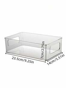 1PC Acrylic Desktop Storage Box Clear Cosmetics Organizer With Drawers Mask Holder Makeup Container Shelf Home - Clear - View 6