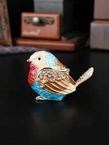 Cirelle 1个便携式首饰收纳盒，精致小巧的多隔层设计，防氧化旅行必备，可收纳戒指、项链、耳环等，7个隔层，适合旅行、结婚纪念日送礼，可收纳项链钩、手链夹、耳环和戒指，非常适合圣诞节、万圣节、复活节、情人节、生日等节日作为礼物，也是独特的送礼佳品。 - 彩色 - 查看 6