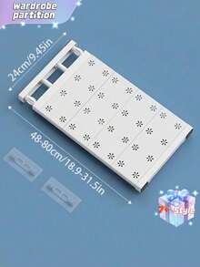 1 Estantería para armario, Estantería de almacenamiento de varios niveles, Gabinete de dormitorio extensible sin clavos, Estantería de almacenamiento para baño y cocina, Gabinete de almacenamiento, Estantería de almacenamiento de varios niveles - Multicolor - Ver 10