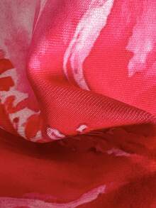 Bonvoyette Bộ đồ đi biển dành cho nữ, họa tiết hoa, viền màu tương phản, kiểu dáng thời trang thường ngày, gợi cảm, ngọt ngào, kiểu bikini buộc cổ. - Nhiều màu - Xem 6