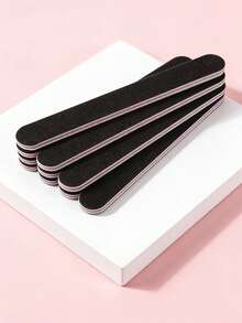 Dũa móng tay tự nhiên - Dũa móng tay bằng giấy nhám, Bộ dũa móng tay và khối đánh bóng chuyên nghiệp - Dũa móng tay gel chuyên nghiệp, Bộ dũa móng tay và khối đánh bóng màu đen - Nhiều màu - Xem 7