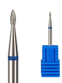 Mũi khoan móng tay kim cương mini hình ngọn lửa Hytoos 3/32", mũi khoan móng tay kim cương chuyên nghiệp để làm sạch biểu bì, loại bỏ da chết, chuẩn bị móng, xoay hai chiều, dụng cụ làm móng chuyên nghiệp tại salon. - Nhiều màu - Xem 11