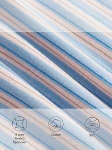 Cozy Pixies 2件套男婴卡通图案纯色圆领无袖连体衣和短裤套装 - 彩色 - 查看 4