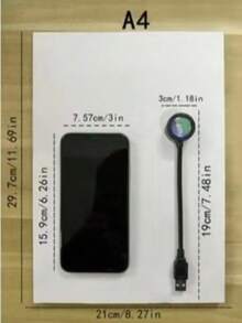 2 Style Experience The Magic Of Inspired Sunset Light With Our Mini Creative Aluminum Alloy USB Lamp - Multicolor - View 15