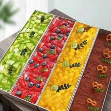 Premium Aluminum Tiramisu And Cheesecake Baking Pan - Rectangular With Removable Divider, Stable Base For Perfect Mousse Cakes - Durable Kitchen Essential, Handcrafted, Removable Clasp, Removable Baffle - Multicolor - View 9