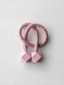 1PC Magic Cube Magnetic Curtain Tieback Decorative Magnet Suction No Drill Creative Minimalist Curtain Holder Home Accessory - A - View 10