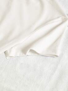 Lalippa 女士草莓印花圆领短袖休闲T恤 - 白色 - 查看 4