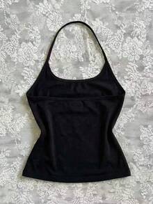 Glimmora Y2K Sequin Embroidered Contrast Color Women's Spaghetti Strap Camisole - Multicolor - View 2