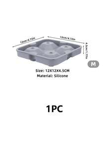 1pc Silicone Ice Cube Mold - Grey - View 11