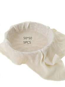 5-Piece/3 PiecesCotton Tofu Filter Cloth, Overlocked, Finished Product, High-Density Tofu Cloth, Filtering Soy Milk, Yuba Cloth, Residue Filtering, Gauze, Insulating Cotton Cloth - Multicolor - View 9