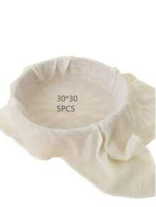 5-Piece/3 PiecesCotton Tofu Filter Cloth, Overlocked, Finished Product, High-Density Tofu Cloth, Filtering Soy Milk, Yuba Cloth, Residue Filtering, Gauze, Insulating Cotton Cloth - Multicolor - View 11