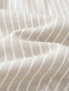 Cozy Pixies 男婴字母条纹口袋宽松休闲裤 - 杏色 - 查看 4