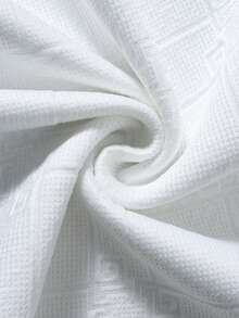 EGENSIO Áo Polo nam cổ bẻ gân, chất liệu jacquard, màu trơn. - trắng - Xem 8