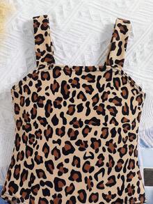 Travachic KIDS Babygirl Cute Black Hollow Floral Spaghetti Strap One-Piece Swimsuit, Summer - Multicolor - View 5