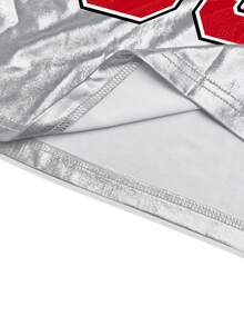 STEELVANCE 男士休闲数字印花V领短袖T恤，夏季 - 彩色 - 查看 5