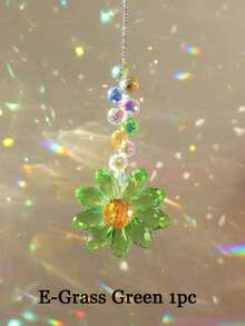 1pc Crystal Rainbow Maker Suncatcher, Indoor & Outdoor Decoration Gift (Multicolored) - Multicolor - View 16