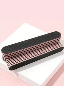 Dũa móng tay tự nhiên - Dũa móng tay bằng giấy nhám, Bộ dũa móng tay và khối đánh bóng chuyên nghiệp - Dũa móng tay gel chuyên nghiệp, Bộ dũa móng tay và khối đánh bóng màu đen - Nhiều màu - Xem 8