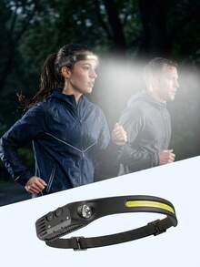 Teckwe LED Headtorch, Light Head Torch Rechargeable, Headlamp With Motion Sensor, Super Bright Wide Beam Headtorch For Running, Camping, Hunting, Hiking, Fishing - Multicolor - View 5