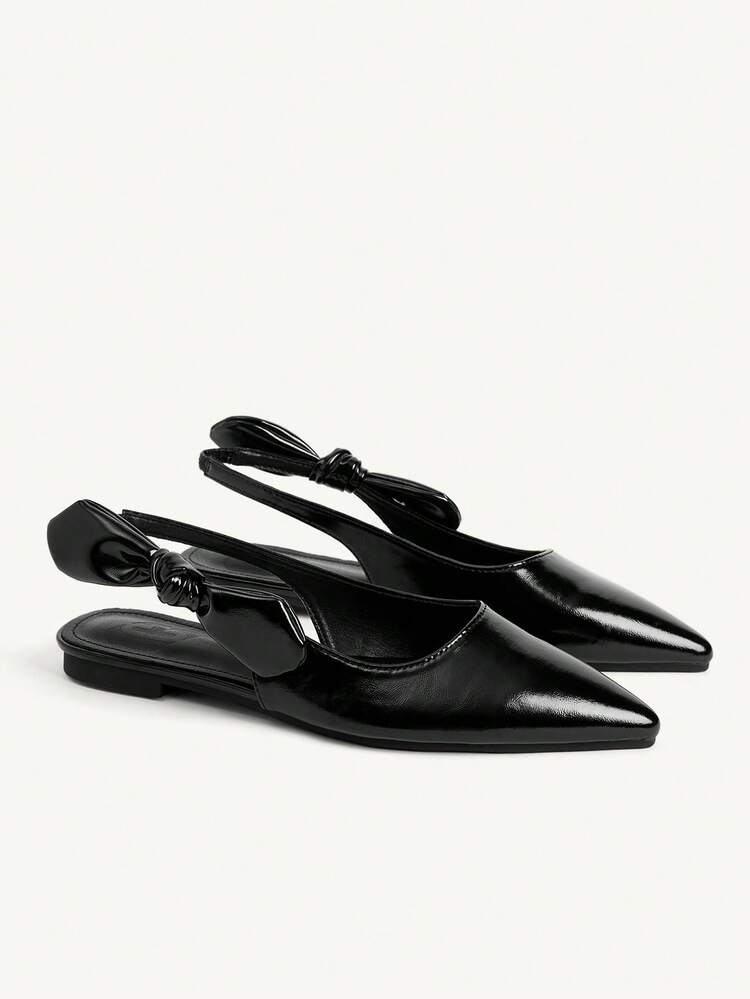 CUCCOO CHICEST Women's Fashion Bow Commuter Office Elegant Wear Pointed Flat Shoes Summer Shoes Wedding Shoes Bride Shoes