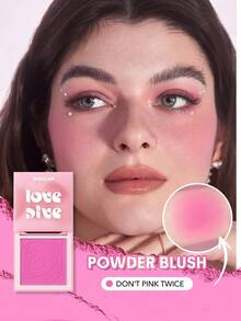 SHEGLAM Love Dive Tender Heart 粉狀腮紅-Dont Pink 雙重霧面腮紅 高度著色 不褪色 持久 輕盈 可混合 絲滑腮紅 情人節 粉紅色腮紅 - Dont Pink Twice - 查看 1