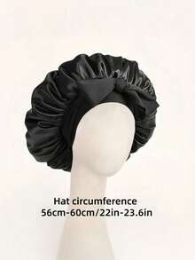 1 chiếc mũ ngủ bằng satin và lụa cao cấp - Có thể điều chỉnh độ vừa vặn thoải mái với dây buộc - Mũ ngủ unisex bảo vệ tóc cho nam và nữ, trang trí nhà cửa, phòng tắm, mùa xuân hè thu đông. - Nhiều màu - Xem 13