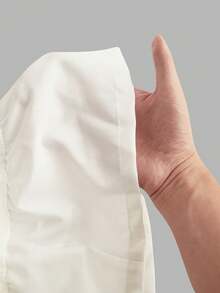 Comfortcana 女士性感纯色褶皱露背吊带背心两件套 - 彩色 - 查看 10