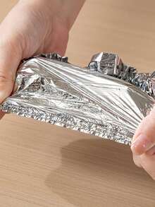 20*30片装一次性铝箔食品盖 保温保鲜盖 适用于餐桌、厨房、派对、野餐等各种场合 多功能镀铝膜碗碟盖 厨房必备 - 彩色 - 查看 8