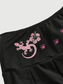 ROMWE Y2K岛屿女孩低腰性感迷你裙 - 彩色 - 查看 4