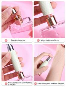 5 chai xịt nước hoa mini, chai xịt du lịch có thể tái sử dụng, chai xịt nước hoa du lịch 5 triệu lần xịt. - Nhiều màu - Xem 6