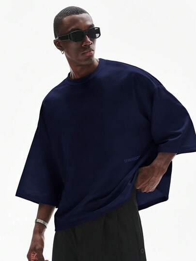 STYNVO 男士纯色休闲简约T恤