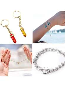 Jump Rings Mixed Sizes 4-10mm Open Closed Connectors Metal Findings For Jewelry Making DIY Craft Supplies Storage Box Set Repair Accessory - Multicolor - View 5