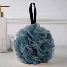 SHEIN 1/4Pcs Bath Sponge Shower Pouf, Durable Scrub Back Bathing Accessories, Small Bath Loofah - Multicolor - View 6