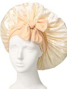 1 chiếc mũ ngủ bằng satin và lụa cao cấp - Có thể điều chỉnh độ vừa vặn thoải mái với dây buộc - Mũ ngủ unisex bảo vệ tóc cho nam và nữ, trang trí nhà cửa, phòng tắm, mùa xuân hè thu đông. - Nhiều màu - Xem 11