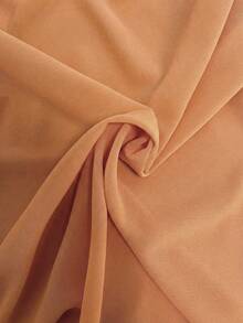 Franclia Elegant Solid Color V-Neck Ruffle Petal Sleeve Blouse Womens Tops And Blouses New Arrival Blouse Womens Tops For Summer Whote Blouse New Arrival Blouse Best Saler - Orange - View 4