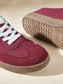 CUCCOO EASI Women's Casual Sneakers - Burgundy - View 4