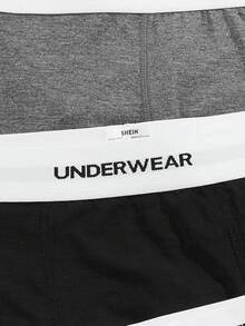 Snug Zone 男士5入組腰部字母條帶平角內褲 - 彩色 - 查看 5