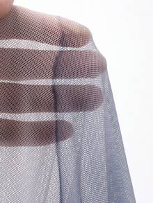 Livesso Women's Loose Fit Ombre Elegant Flowy Blouse - Navy Blue - View 7