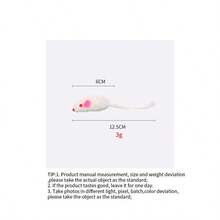 PETSIN Đồ chơi cho mèo hình chuột giả lông thú, có gắn đá phát ra âm thanh, giúp mèo tương tác khi chơi. - Nhiều màu - Xem 10