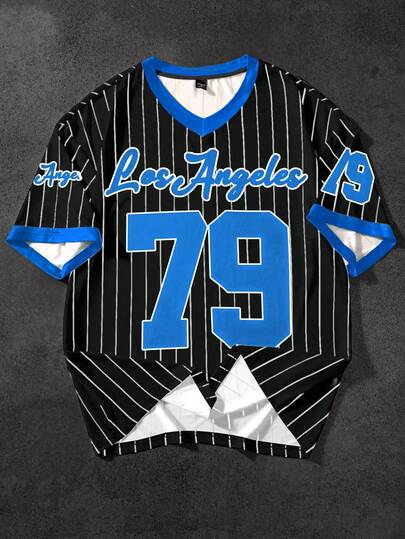 Aesthetic Post Men's Oversized Loose Fit Graphic Print T-Shirt, Sporty Style