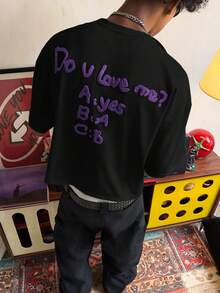 Personalized, Vacation, Male, Party, 2000s, Summer, Festival, New Year, Search. A Humorous Rhetorical Question Embroidered On Towels: "Do You Love Yourself?" With An Answer. - 黑色3 - 查看 6