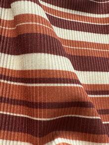 Swim Vcay 吊带条纹印花三角上衣和短裤两件式泳衣 - 彩色 - 查看 8