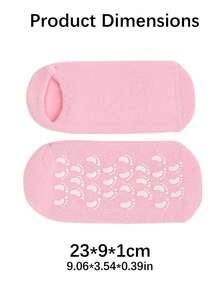 Găng tay và tất dưỡng ẩm, Găng tay và tất dưỡng ẩm trị liệu bằng gel SPA, làm mềm và phục hồi làn da tay và chân khô nứt nẻ, chăm sóc hiệu quả làn da tay và chân khô nứt nẻ (Bộ 4 món). - Nhiều màu - Xem 2