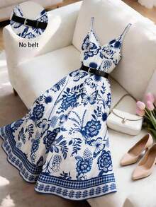 Franclia Đầm đi nghỉ hè cho nữ, đầm dài in họa tiết, đầm xếp ly sau lưng, đầm đi biển, đầm dự tiệc, đầm ngắn thắt eo, trang phục đi nghỉ mát cho nữ, đầm dự tiệc, đầm dự lễ hội âm nhạc, đầm dễ thương, dịu dàng, trí thức, thanh lịch, cao cấp, trang phục sang trọng, đi làm, hàng ngày, mùa hè, tiệc tùng, bãi biển, hẹn hò, mùa tốt nghiệp, công sở, thời trang thành thị, đầm hàng ngày đa năng, đầm hè cho nữ, đầm cho nữ, đầm dự tiệc hè, đầm đi nghỉ mát, đầm maxi, trang phục đi du thuyền cho nữ. - Màu xanh lam - Xem 3