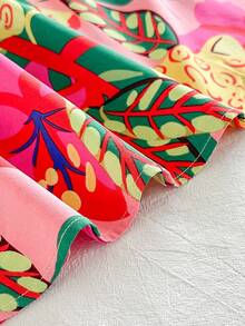 Travachic KIDS Tween Girls' Floral Print Sleeveless Casual Vacation Dress - Multicolor - View 5