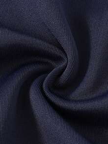 两件套青少年男童泳衣，深海蓝，几何印花拼接前片，插肩袖设计，全身几何印花，时尚休闲，适合游泳、夏季度假、海滩、泳池派对 - 薄荷藍 - 查看 6