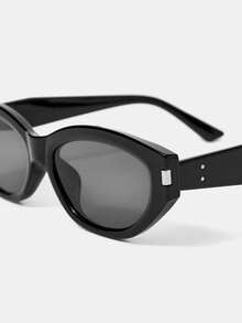 MOTF PREMIUM 木纹框时尚眼镜 - 深黑色 - 查看 8