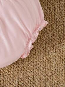 2pcs Baby Girls' Cute Elegant White & Pink Lace Mesh Ruffle Bloomers Shorts Set, Spring/Summer - Multicolor - View 7